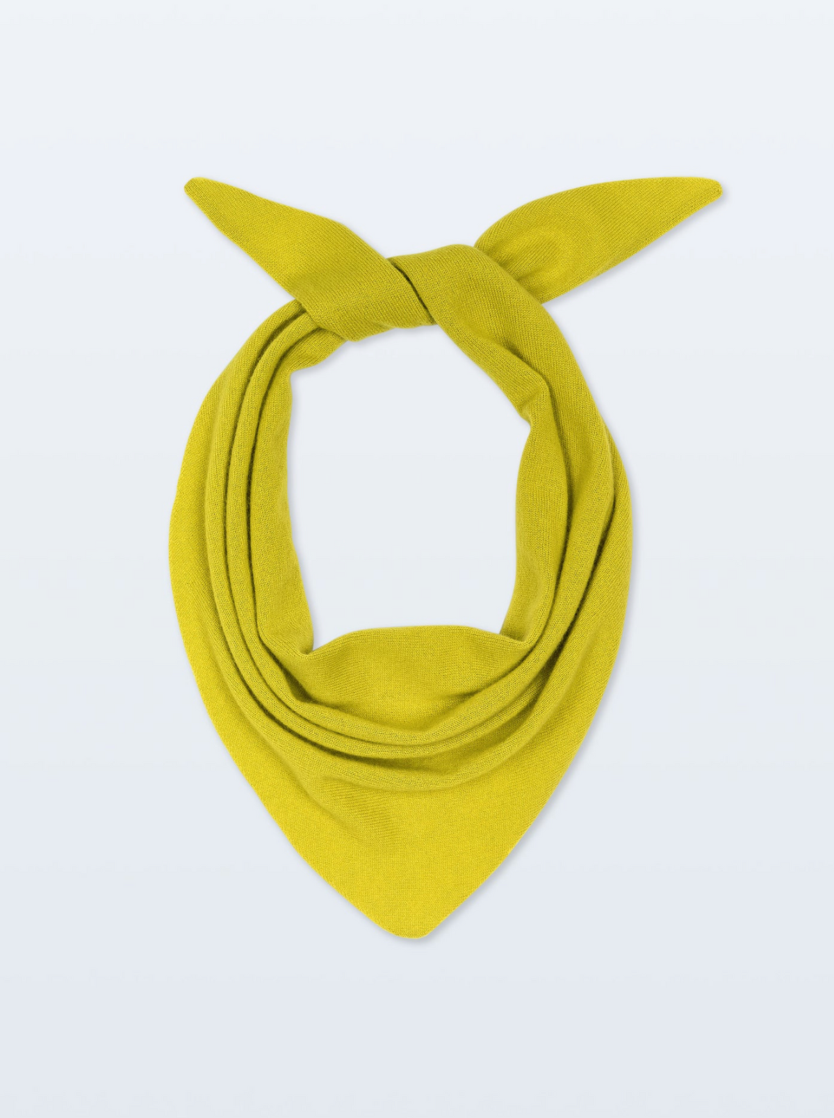 White & Warren Womens Accessories Citric Yellow Cashmere Neckerchief, image 8 of 11