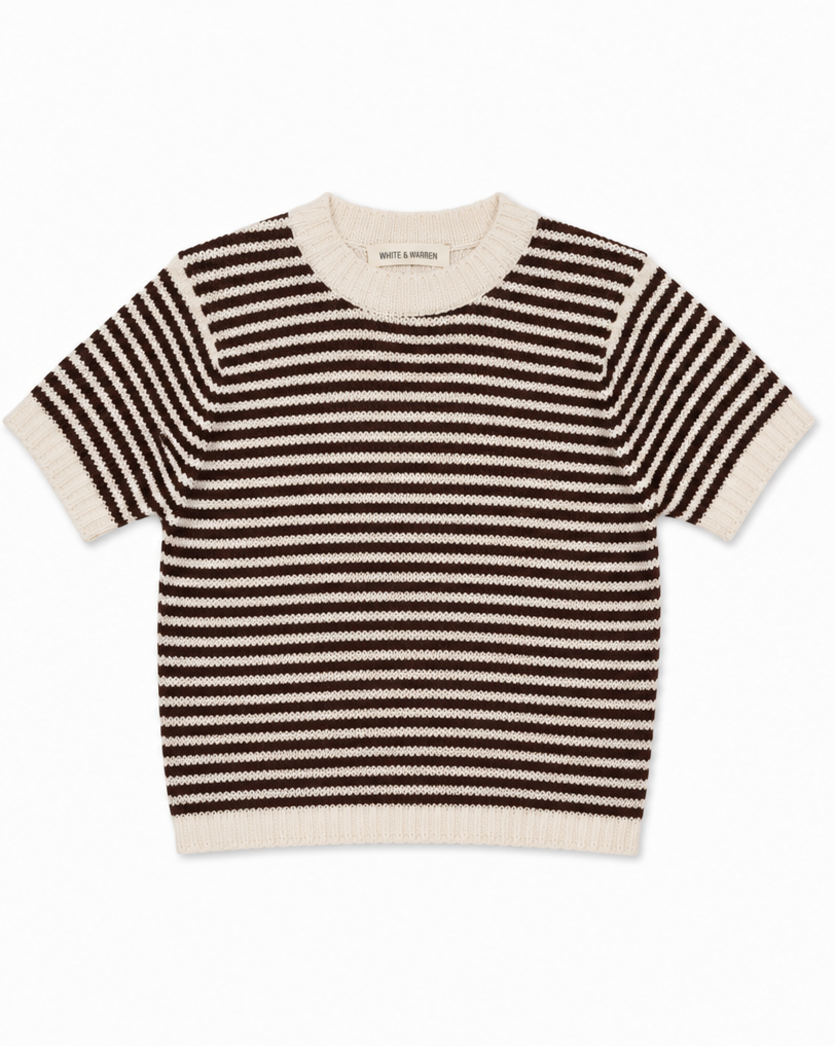 White & Warren Womens Sweaters Crew Neck Cotton Sweater