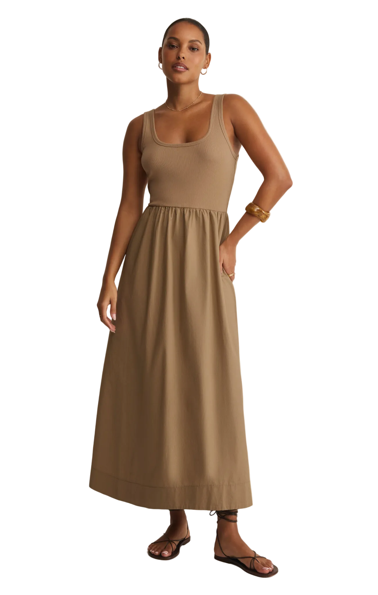 Z Supply Womens Dresses Kensie Midi Dress