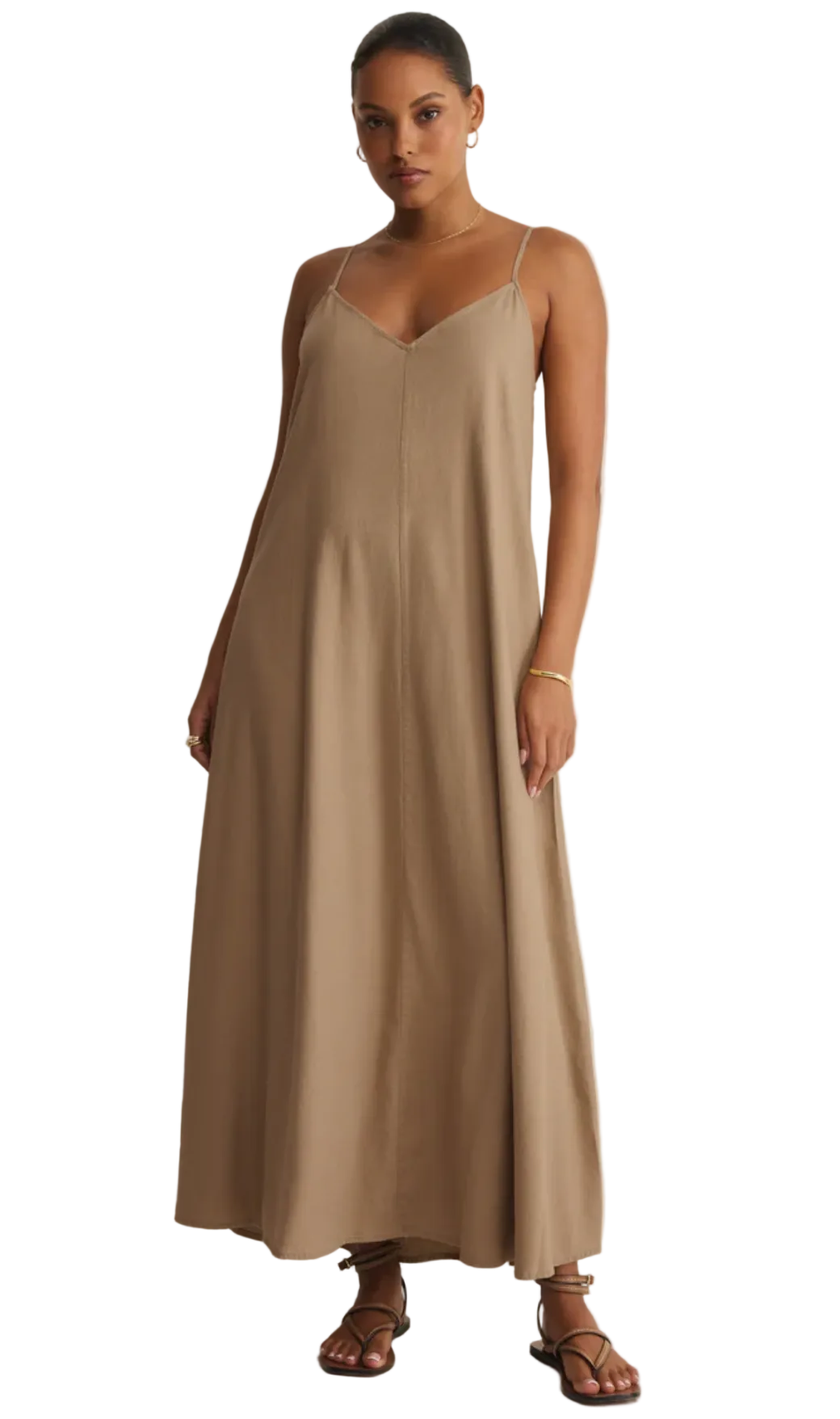 Z Supply Womens Dresses XSmall / Taro Sandcomber Midi Dress