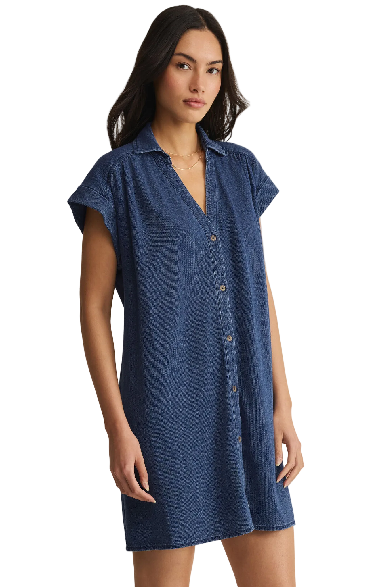 Z Supply Womens Dresses Shellbound Twill Dress