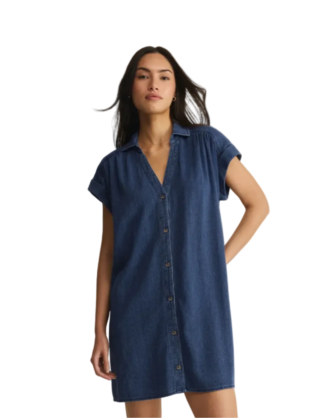 Z Supply Womens Dresses Shellbound Twill Dress