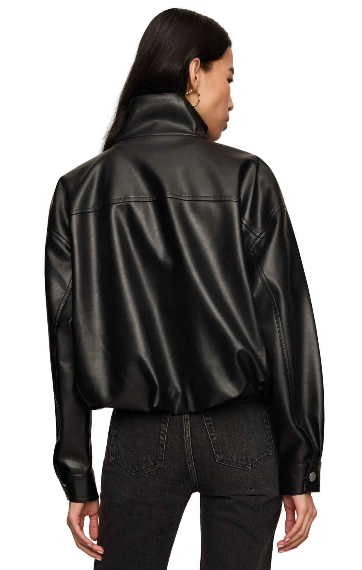 Z Supply Womens Jackets Corin Bubble Hem Jacket