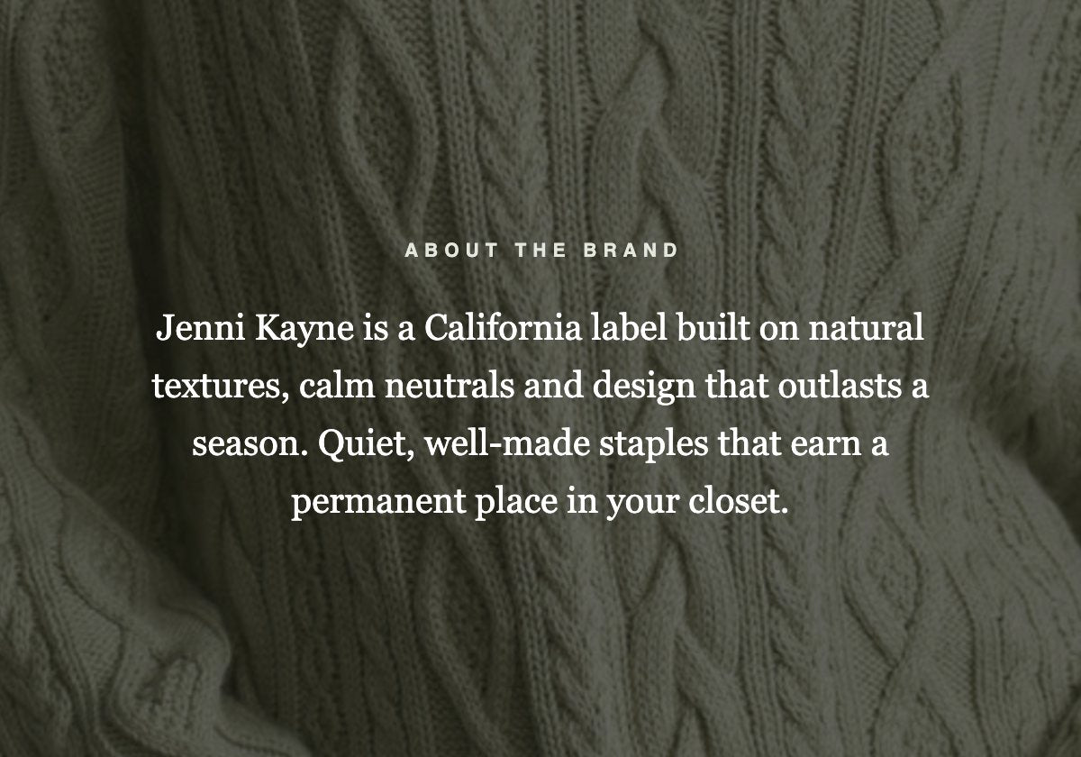 Now Carrying: Jenni Kayne