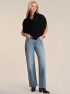 525 America Womens Sweaters Cate Sleeveless Turtleneck Sweater