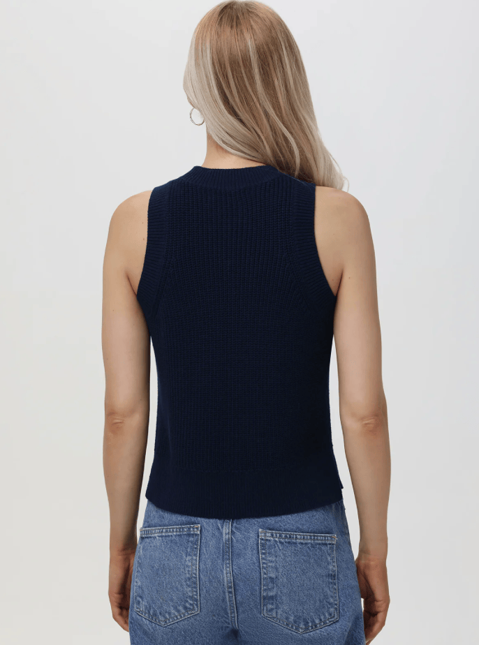 525 America Womens Sweaters Demi High Crew Neck Tank