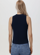 525 America Womens Sweaters Demi High Crew Neck Tank