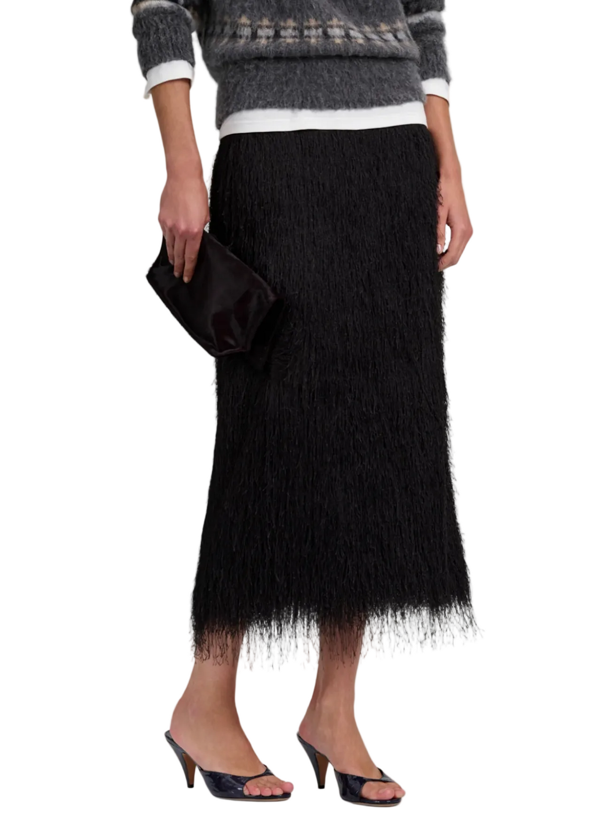 A.L.C. Womens Bottoms 0 / Black Phoebe Skirt, image 1 of 3
