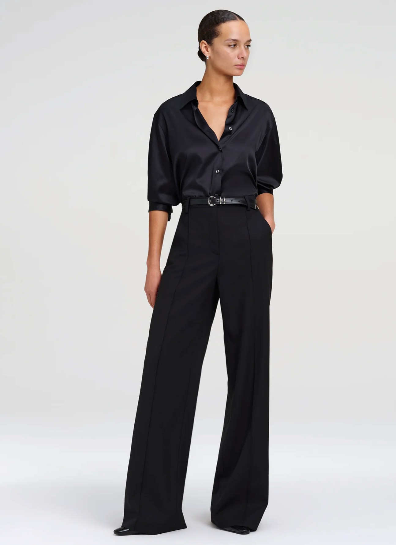 A.L.C. Womens Bottoms 2 / Black Reid Pant
