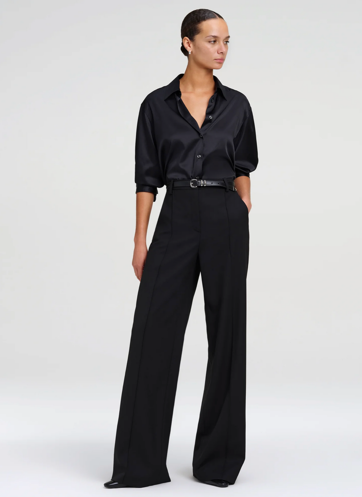A.L.C. Womens Bottoms 2 / Black Reid Pant