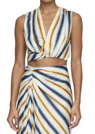 A.L.C. Womens Novelty Knit Tops Brooklyn Top