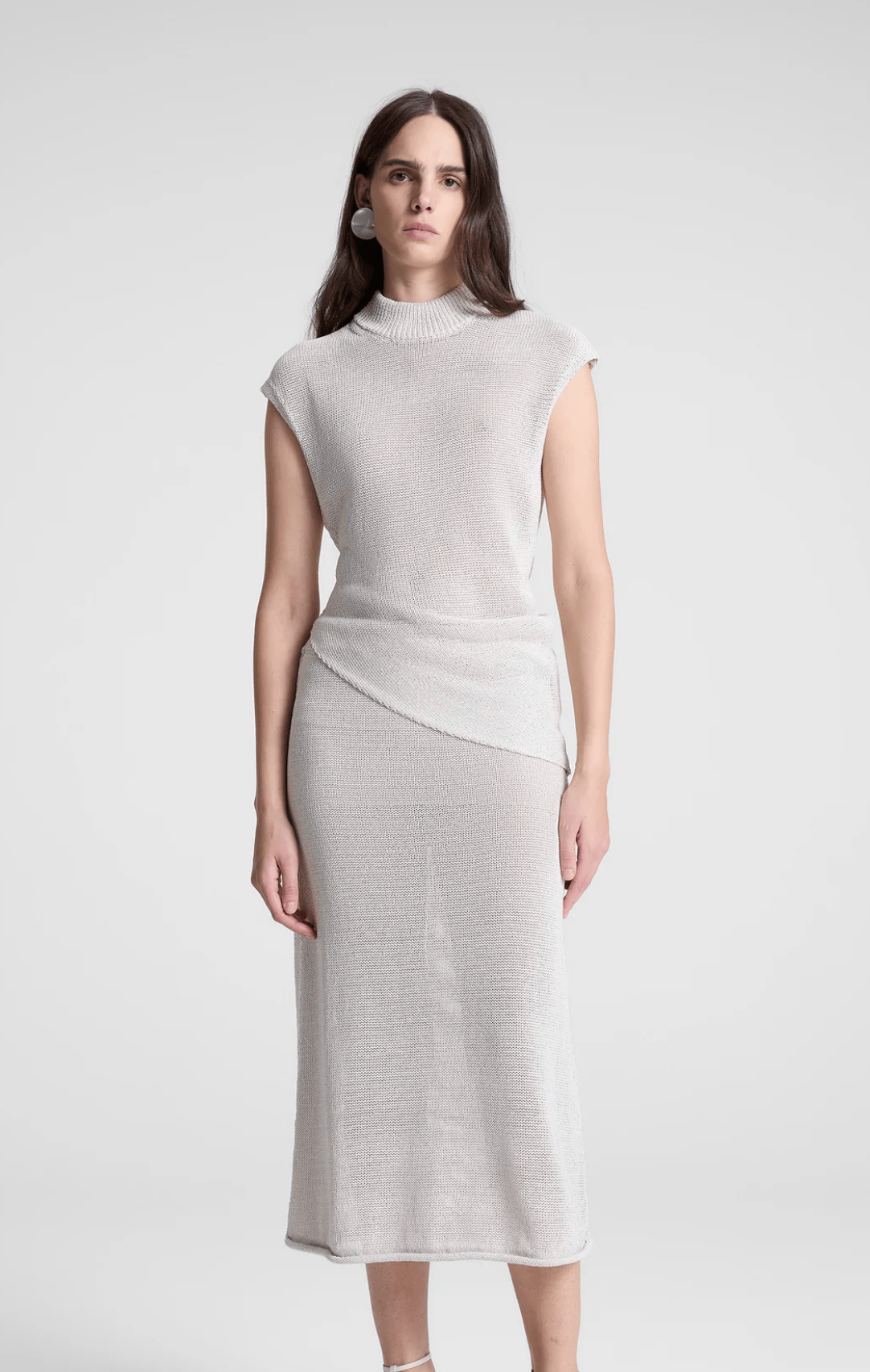 A.L.C. Womens Novelty Knit Tops Edith Top