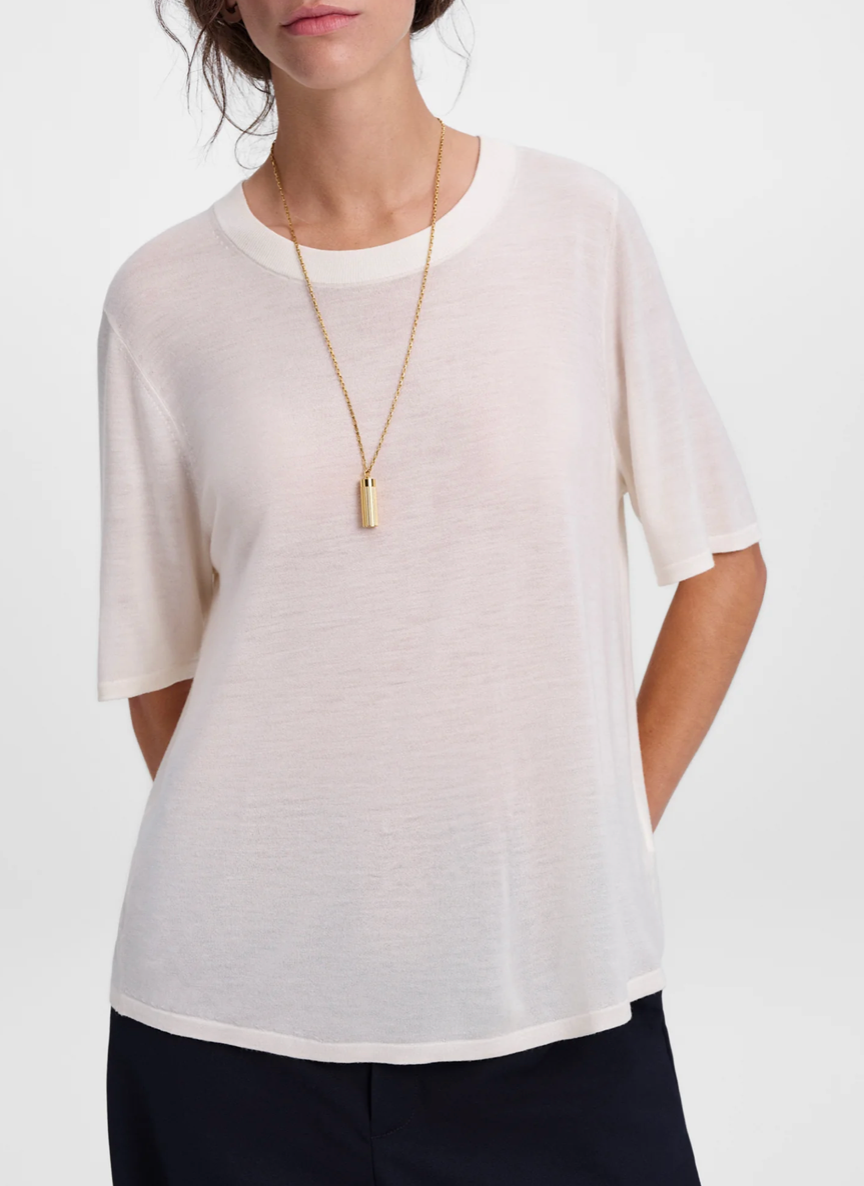 A.L.C. Womens Novelty Knit Tops Rei Top, image 2 of 3