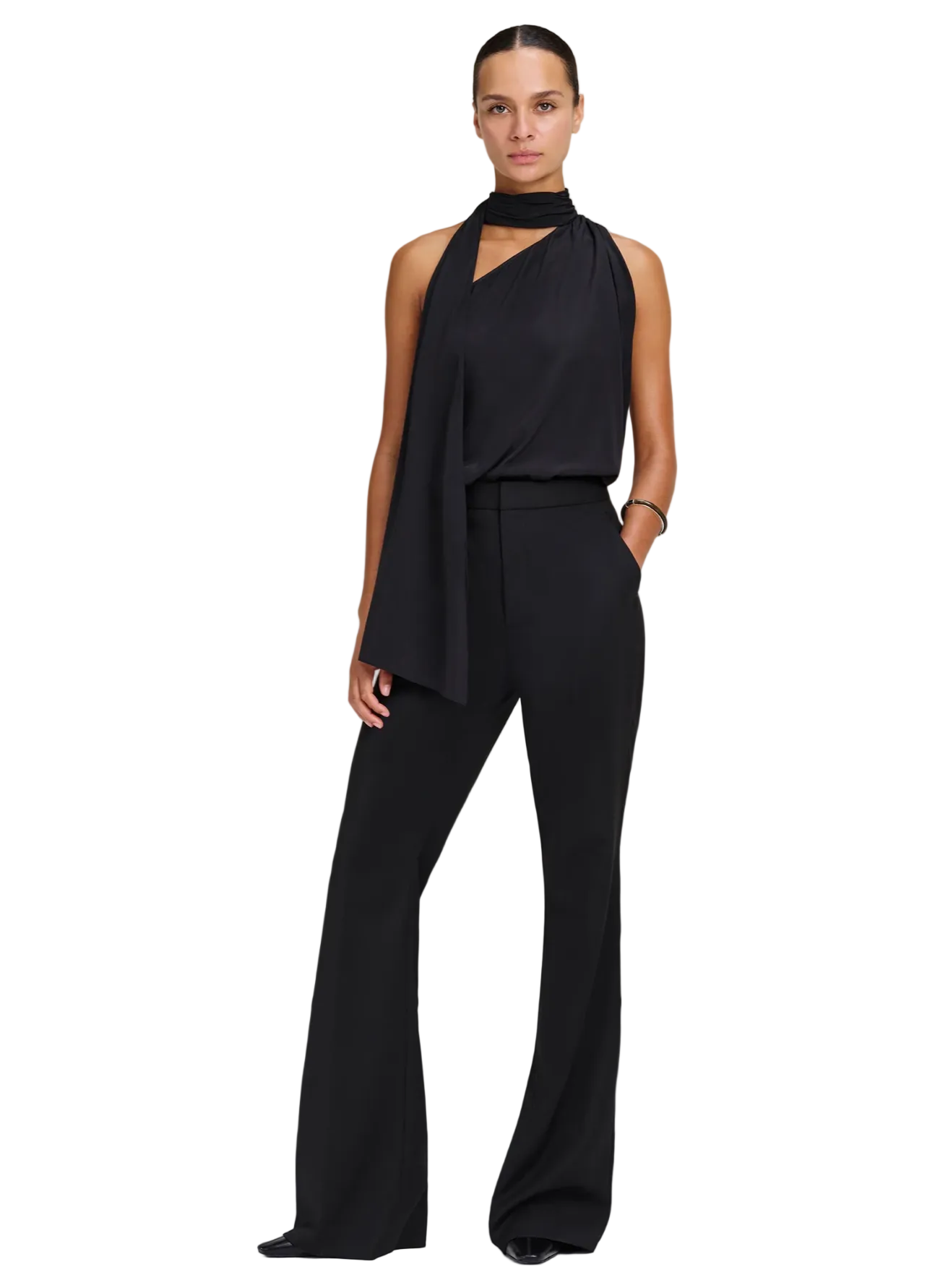 A.L.C. Womens Novelty Tops 2 / Black Celeste Top
