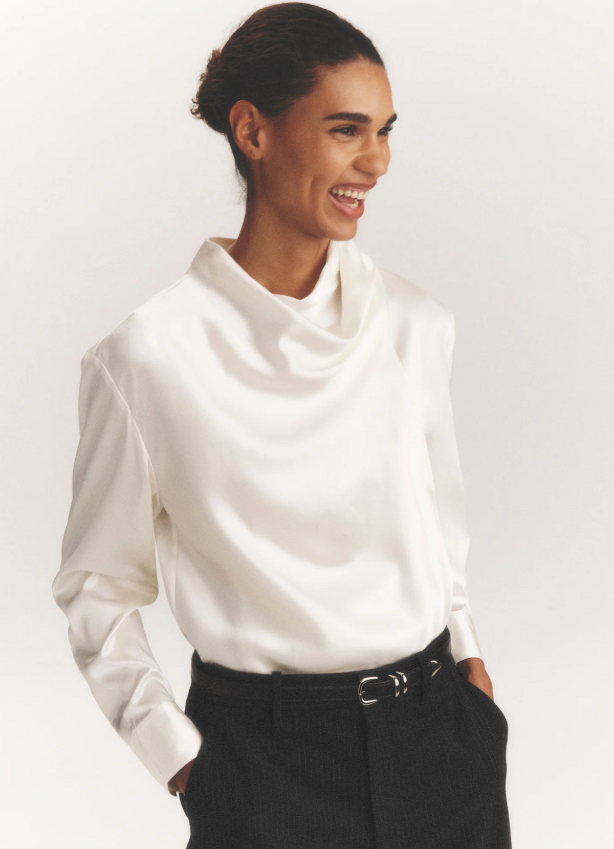 A.L.C. Womens Novelty Tops 0 / Off White Nadine Top