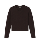 A.L.C. Womens Sweaters - Cashmere XSmall / Dark Brown Melange Calven Sweater