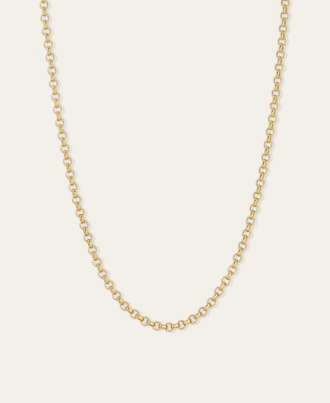 Adina Reyter Womens Jewelry 18" Rolo Chain - 14k Yellow Gold