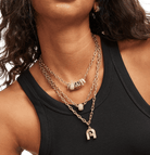 Adina Reyter Womens Jewelry 4mm Italian Chain Link Necklace - 16"