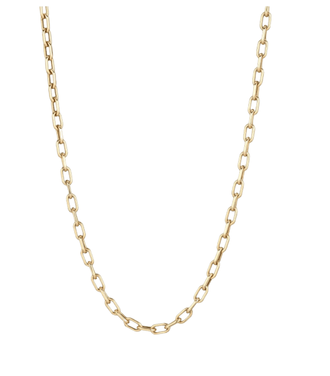 Adina Reyter Womens Jewelry 4mm Italian Chain Link Necklace - 18"