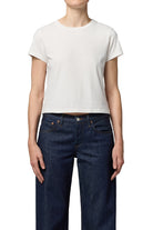 AGOLDE Womens Basics Adine Shrunken Tee
