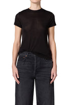 AGOLDE Womens Basics XSmall / Black Long Line Adine Tee
