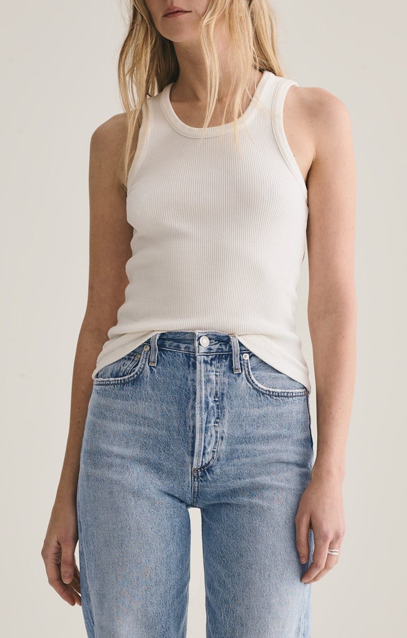 AGOLDE Womens Basics Poppy Tank