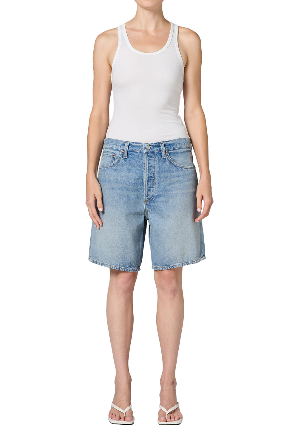 AGOLDE Womens Bottoms Indra Short