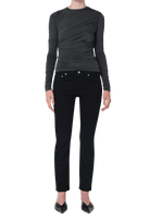 AGOLDE Womens Denim Cocktail Ankle Jean