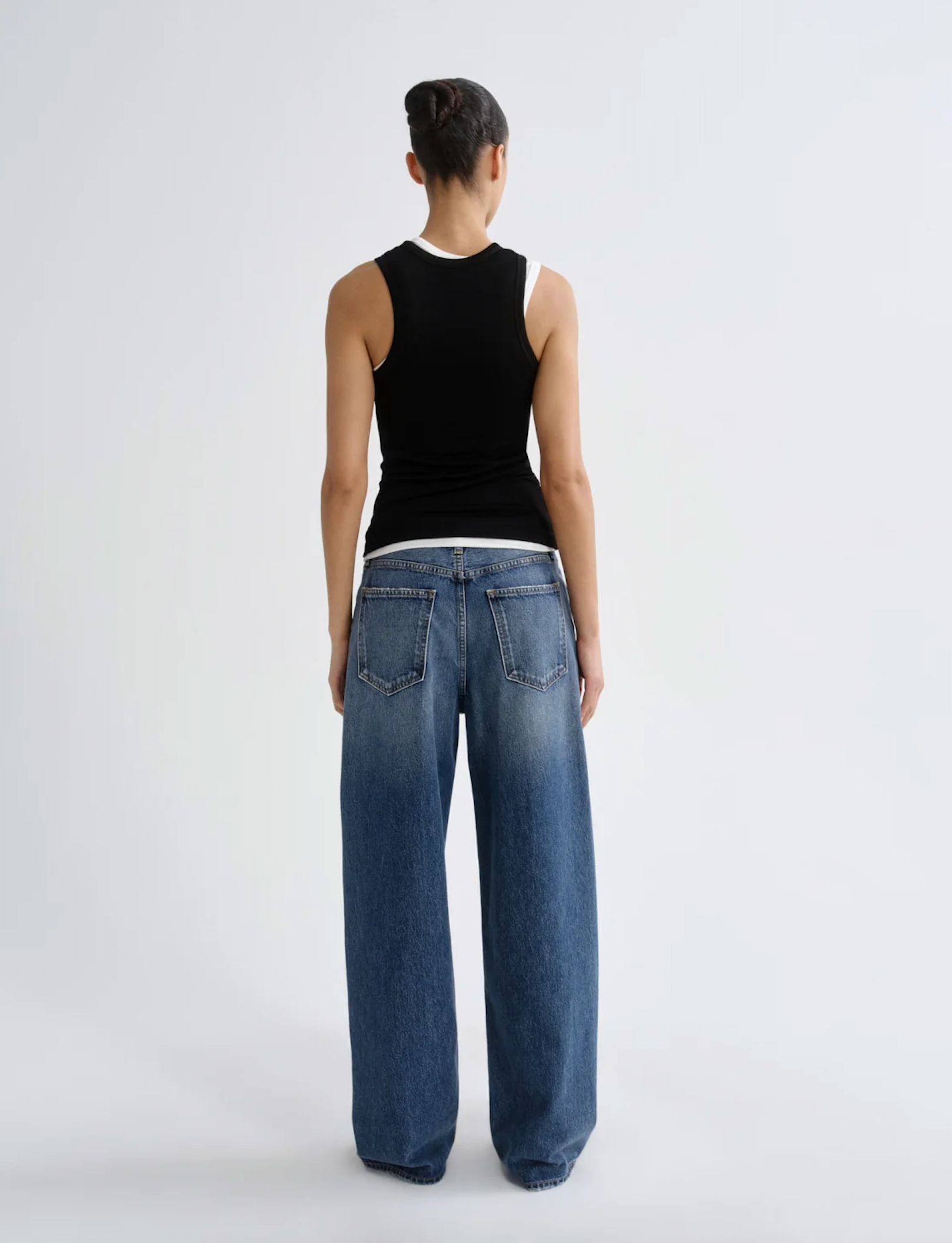 AGOLDE Womens Denim Low Slung Baggy