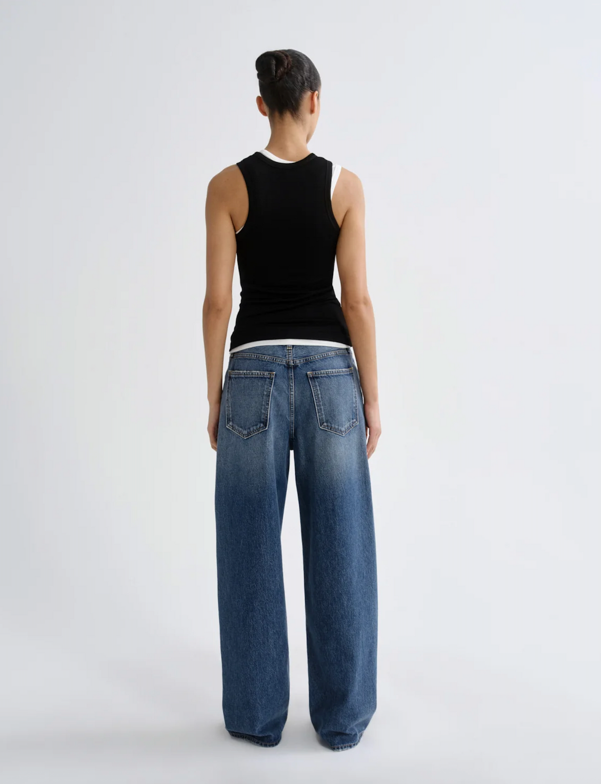AGOLDE Womens Denim Low Slung Baggy