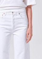 AGOLDE Womens Denim Ren Wide Leg Jean