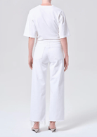 AGOLDE Womens Denim Ren Wide Leg Jean