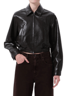 AGOLDE Womens Jackets Essie recycled Cropped Jacket