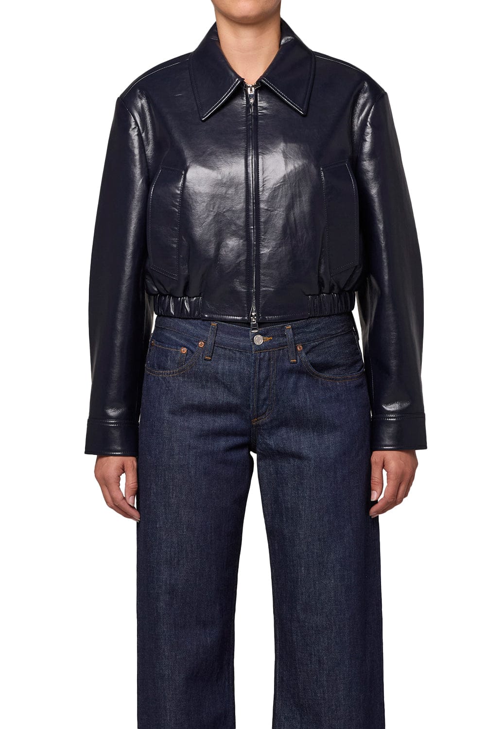 AGOLDE Womens Jackets Nahla Cropped Jacket