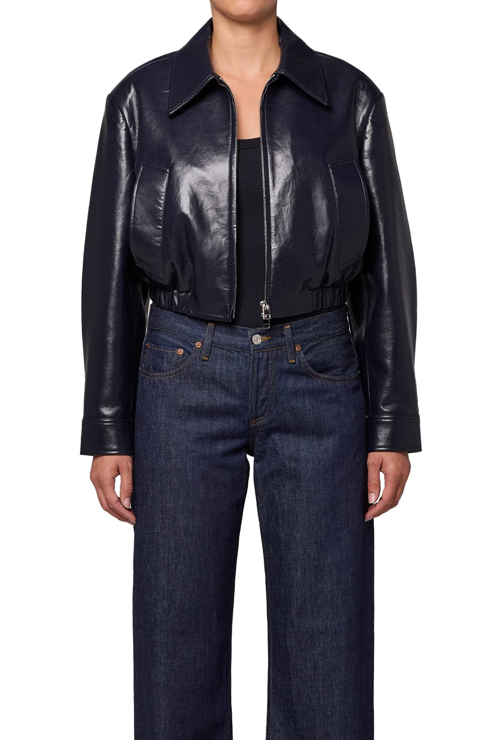 AGOLDE Womens Jackets Nahla Cropped Jacket