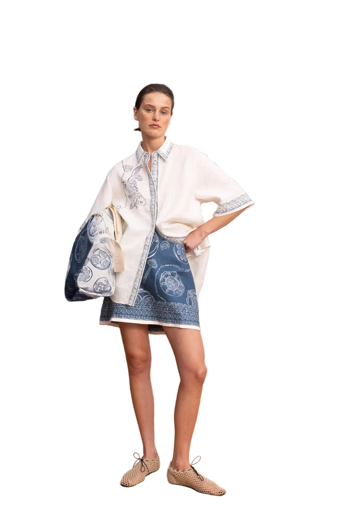 ALEMAIS Womens Bottoms Lucky Mini Skirt