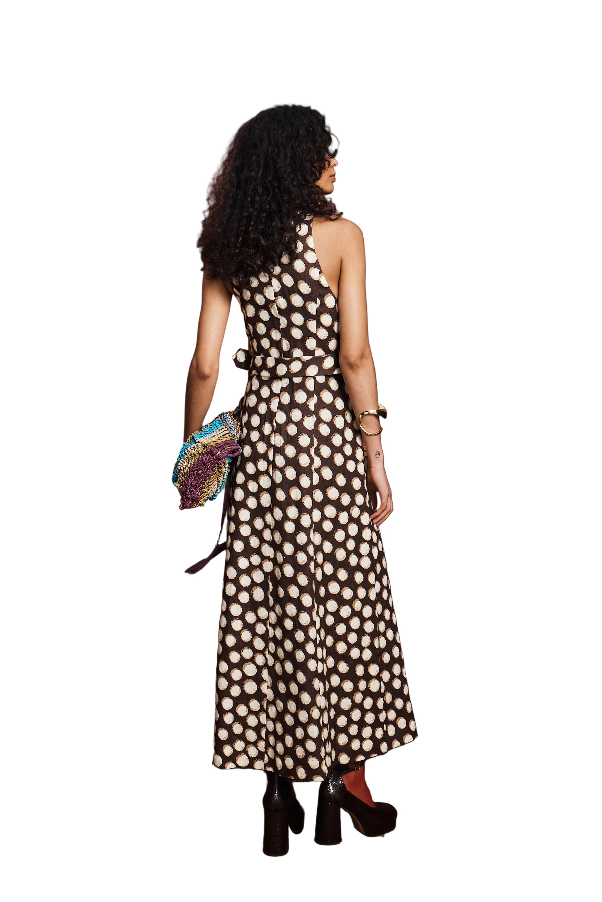 ALEMAIS Womens Dresses Paula Midi Dress