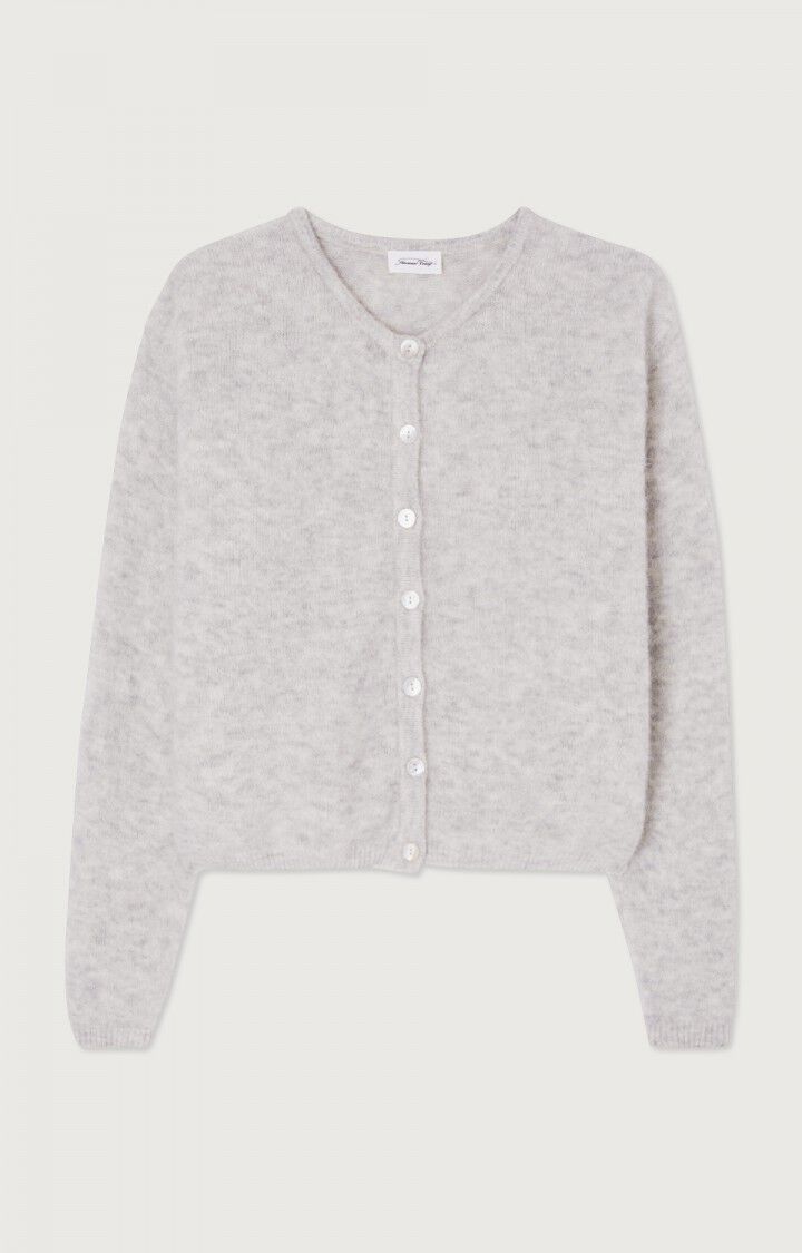 American Vintage Womens Sweaters Small / Gris Clair Chine Vitow Cardigan