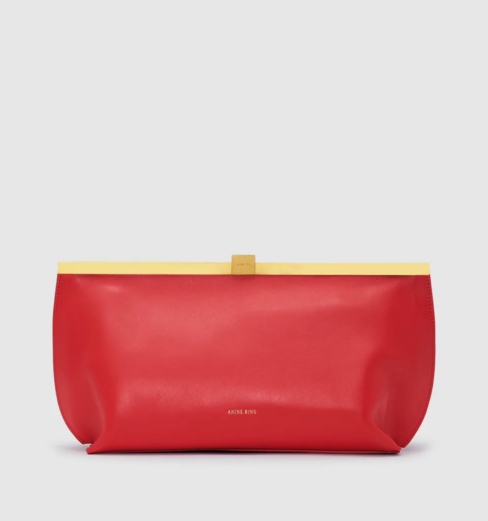 Anine Bing Womens Accessories Tango Red Annie Clutch