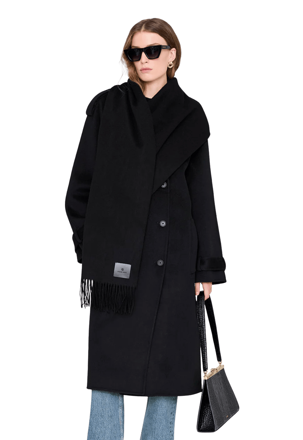 Anine Bing Womens Accessories Augustina Wool Scarf