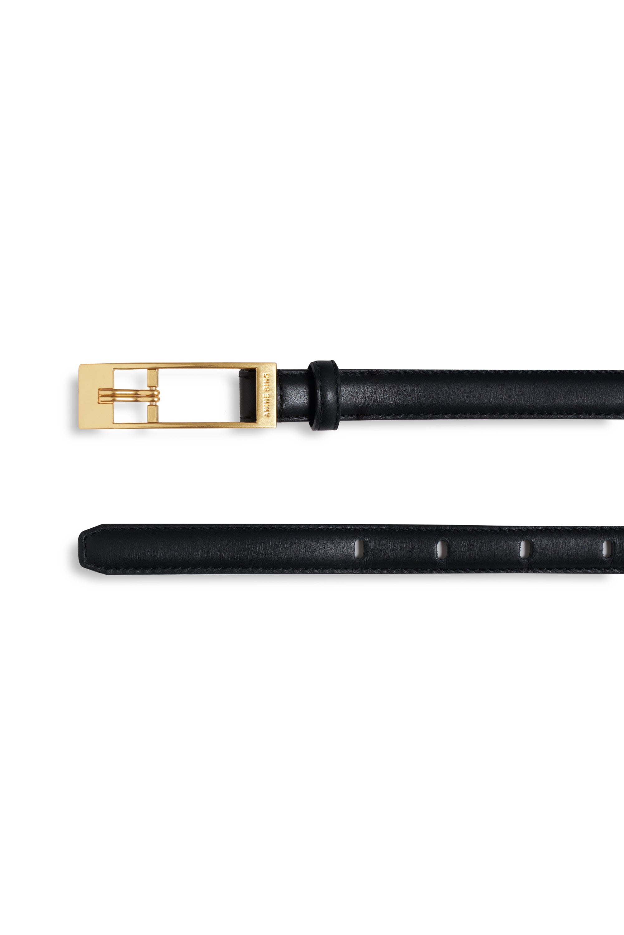 Anine Bing Womens Accessories Elly Belt Smooth Leather