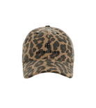 Anine Bing Womens Accessories Black and Brown Leopard Jeremy Baseball Cap - Black and Brown Leopard