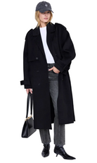 Anine Bing Womens Accessories Jeremy Baseball Cap - Washed Smoke Grey