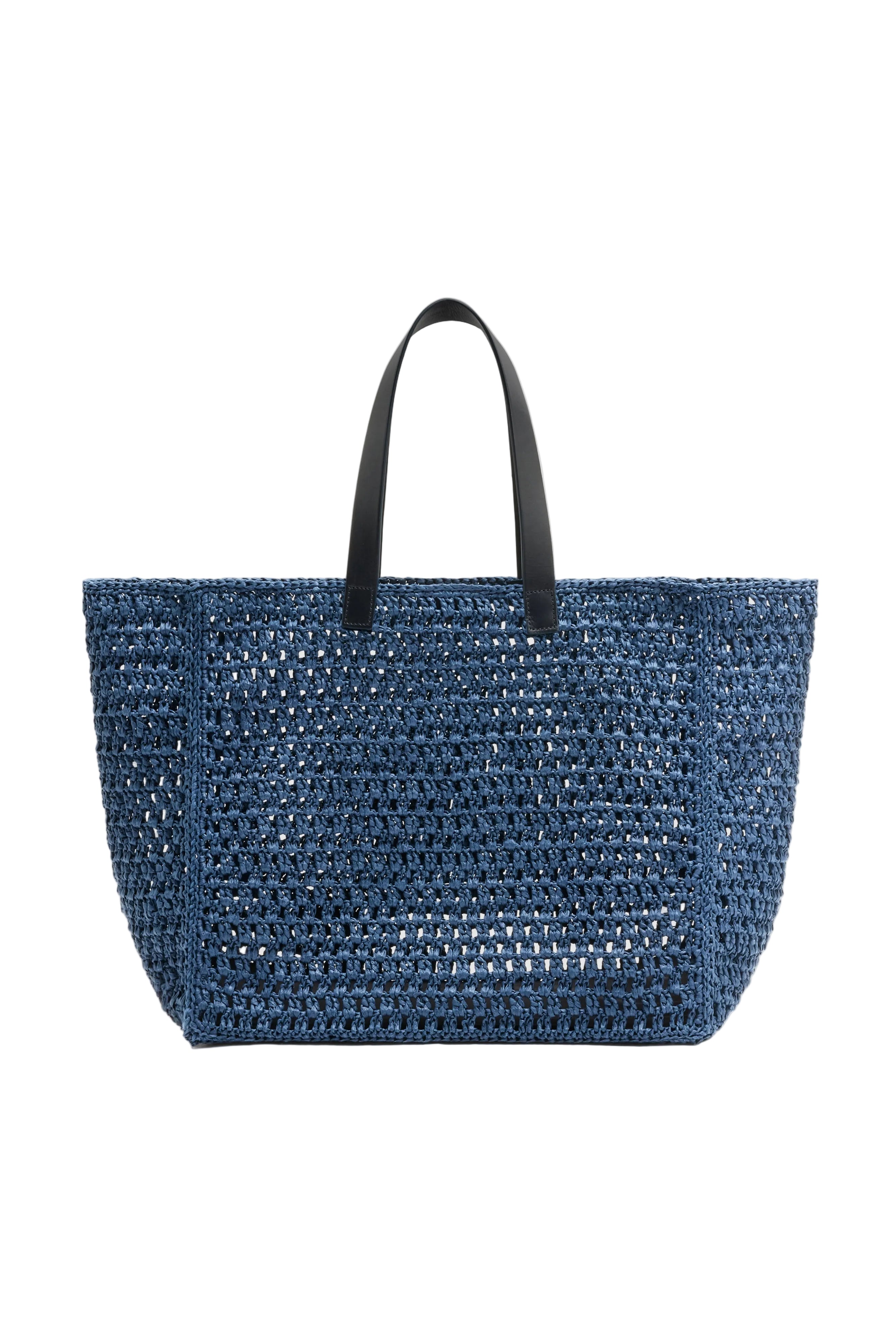 Anine Bing Womens Accessories Washed Blue Large Rio Tote - Marine Blue