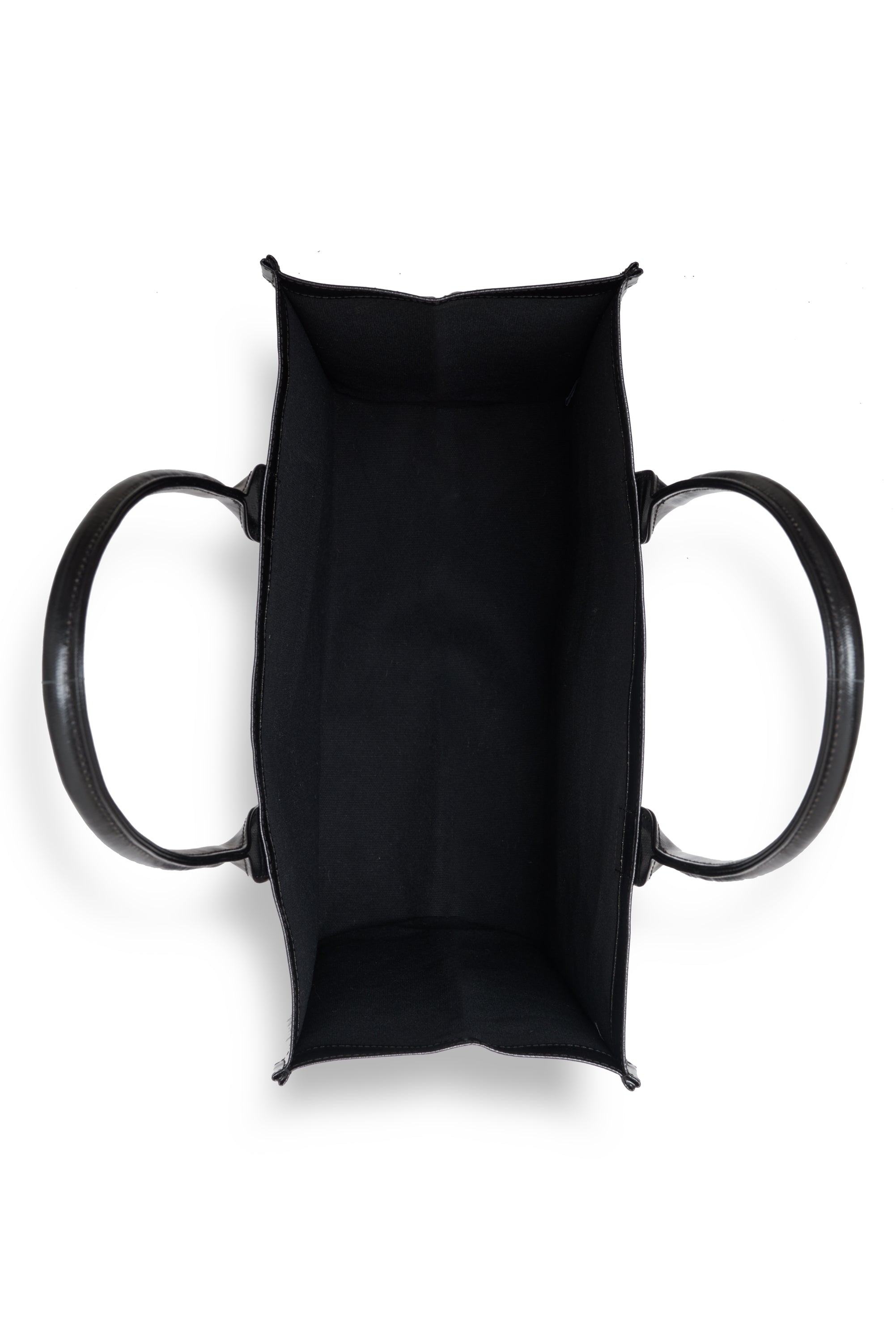 Anine Bing Womens Accessories Black Leonie Coated Canvas Tote