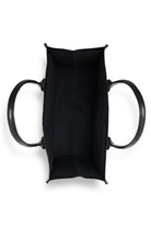 Anine Bing Womens Accessories Black Leonie Coated Canvas Tote