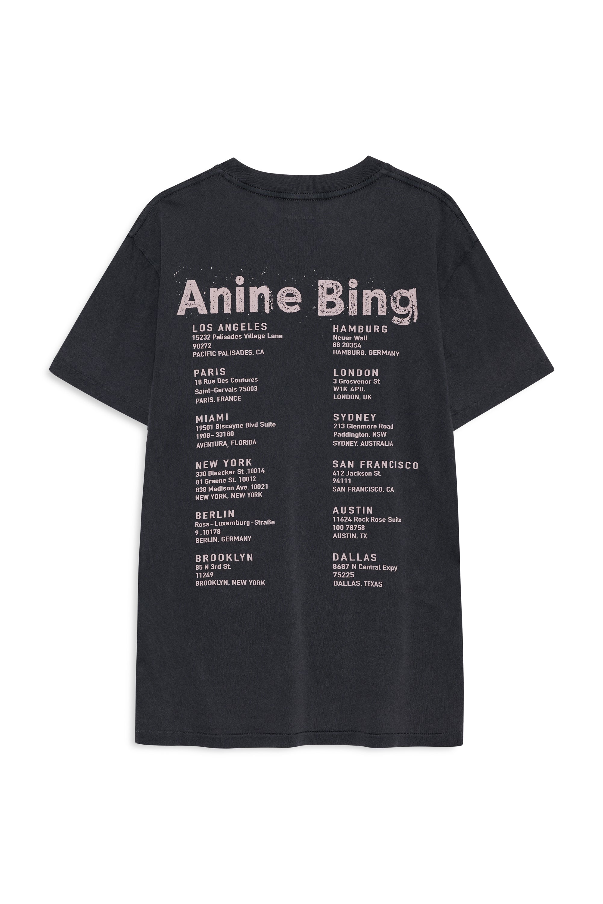 Anine Bing Womens Basics Cade Tee Smiley