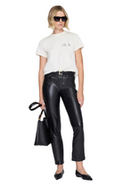 Anine Bing Womens Basics Shelley Tee I See You I Love You Tee