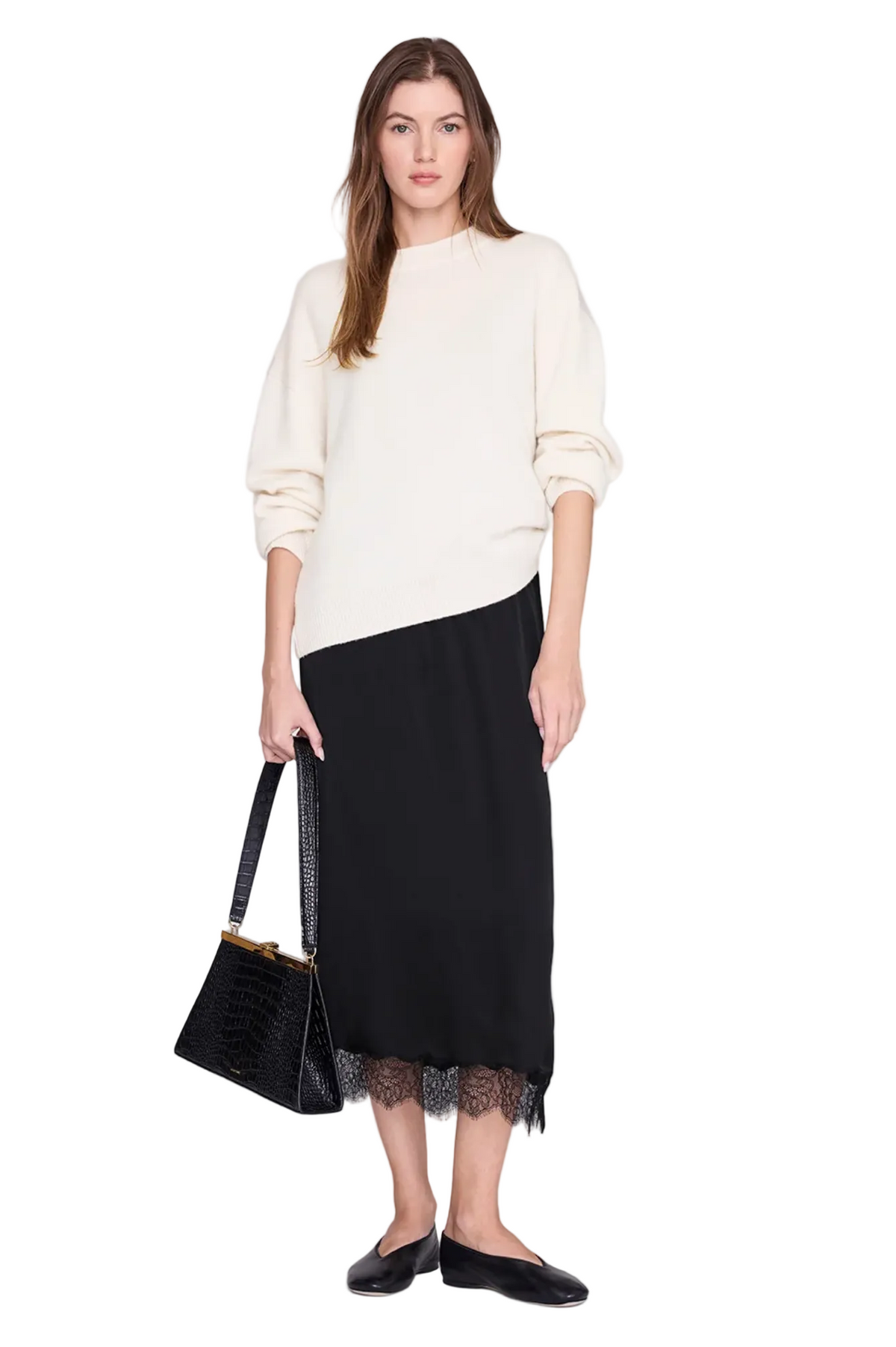 Anine Bing Womens Bottoms XSmall / Black Shelby Skirt, image 1 of 3