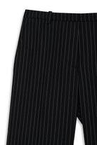 Anine Bing Womens Bottoms Thomas Trouser - Black and White Pinstripe